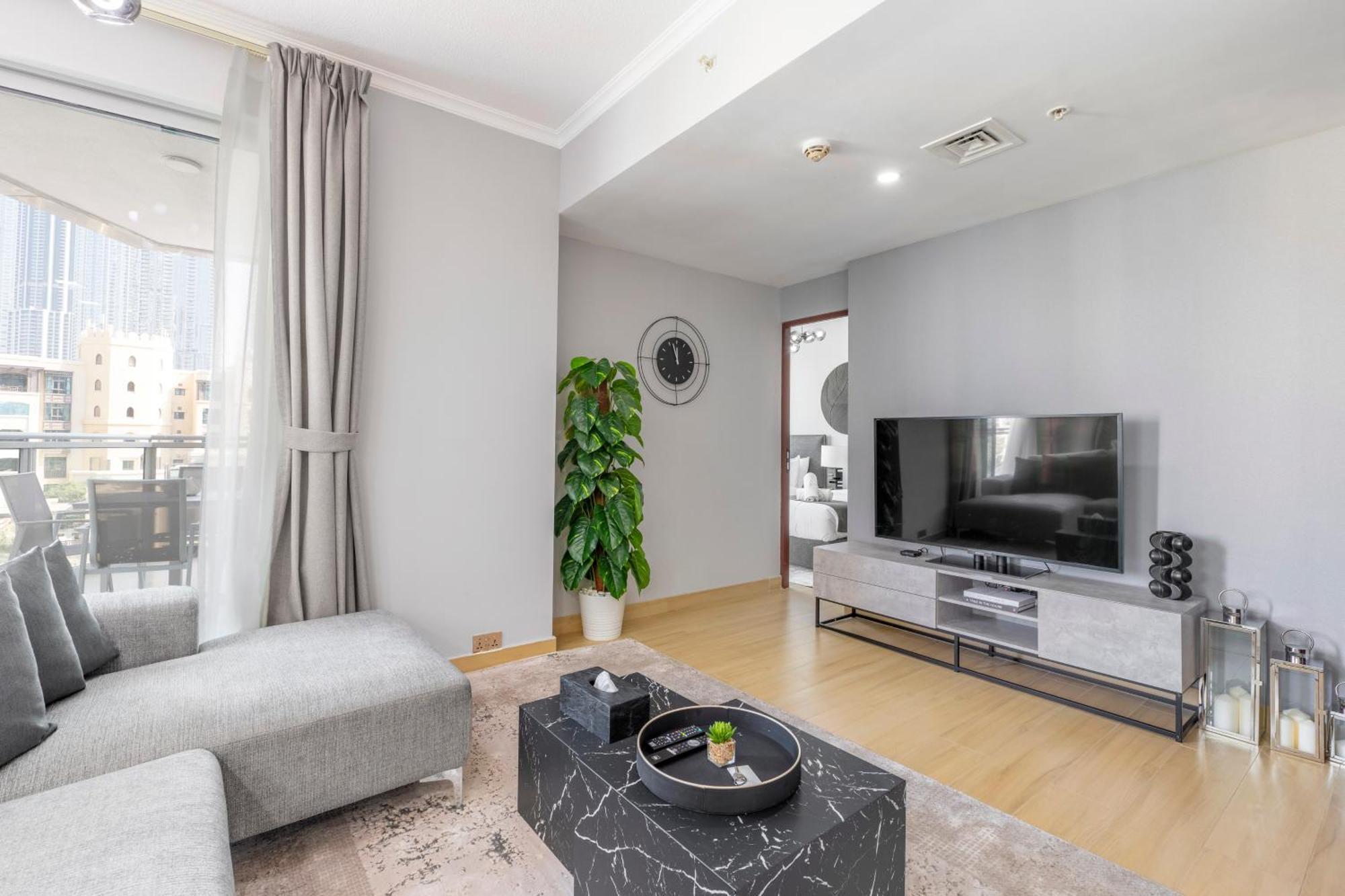 דובאי The Residences Tower - Full Burj Khalfa View מראה חיצוני תמונה