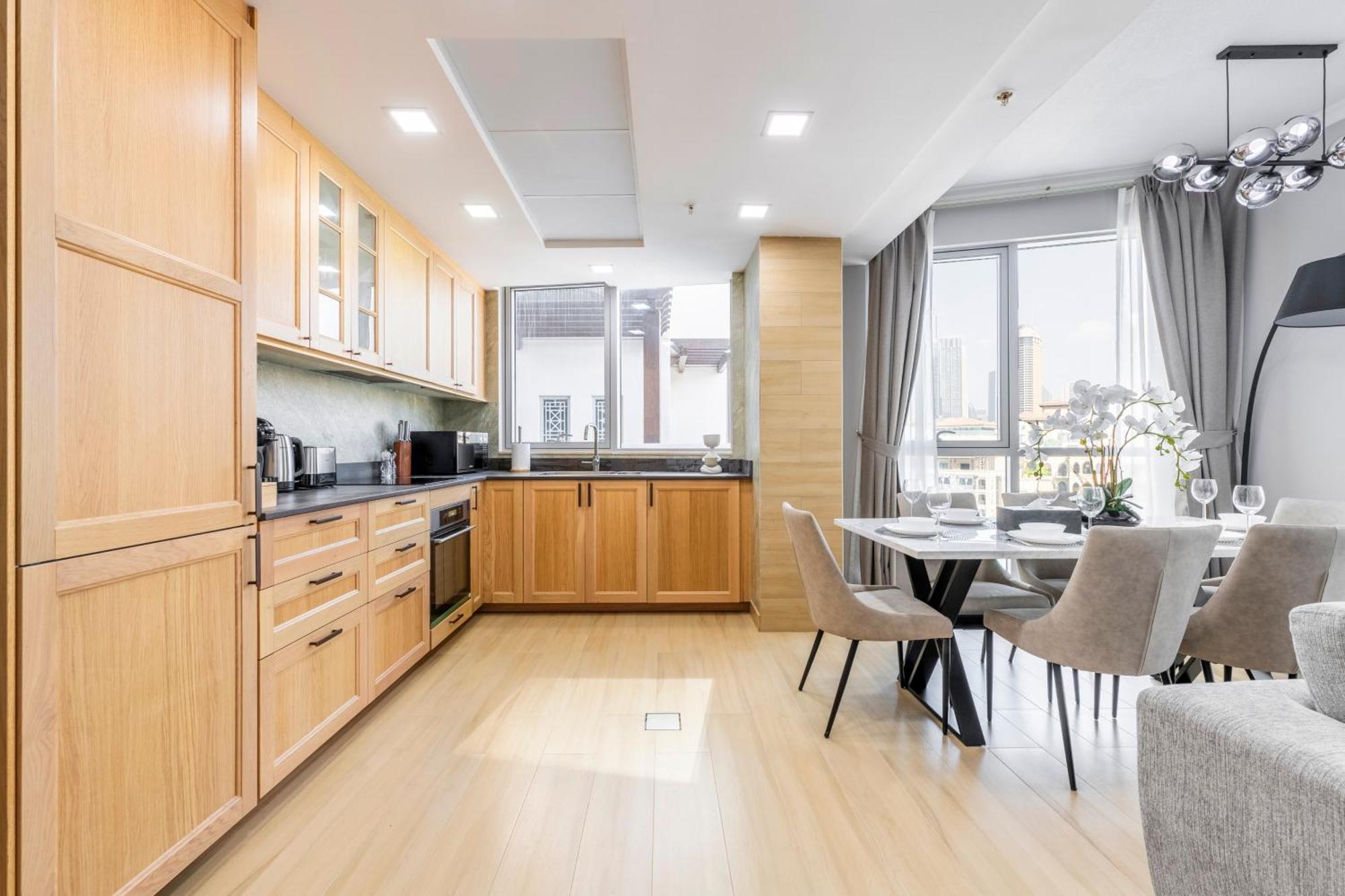 דובאי The Residences Tower - Full Burj Khalfa View מראה חיצוני תמונה