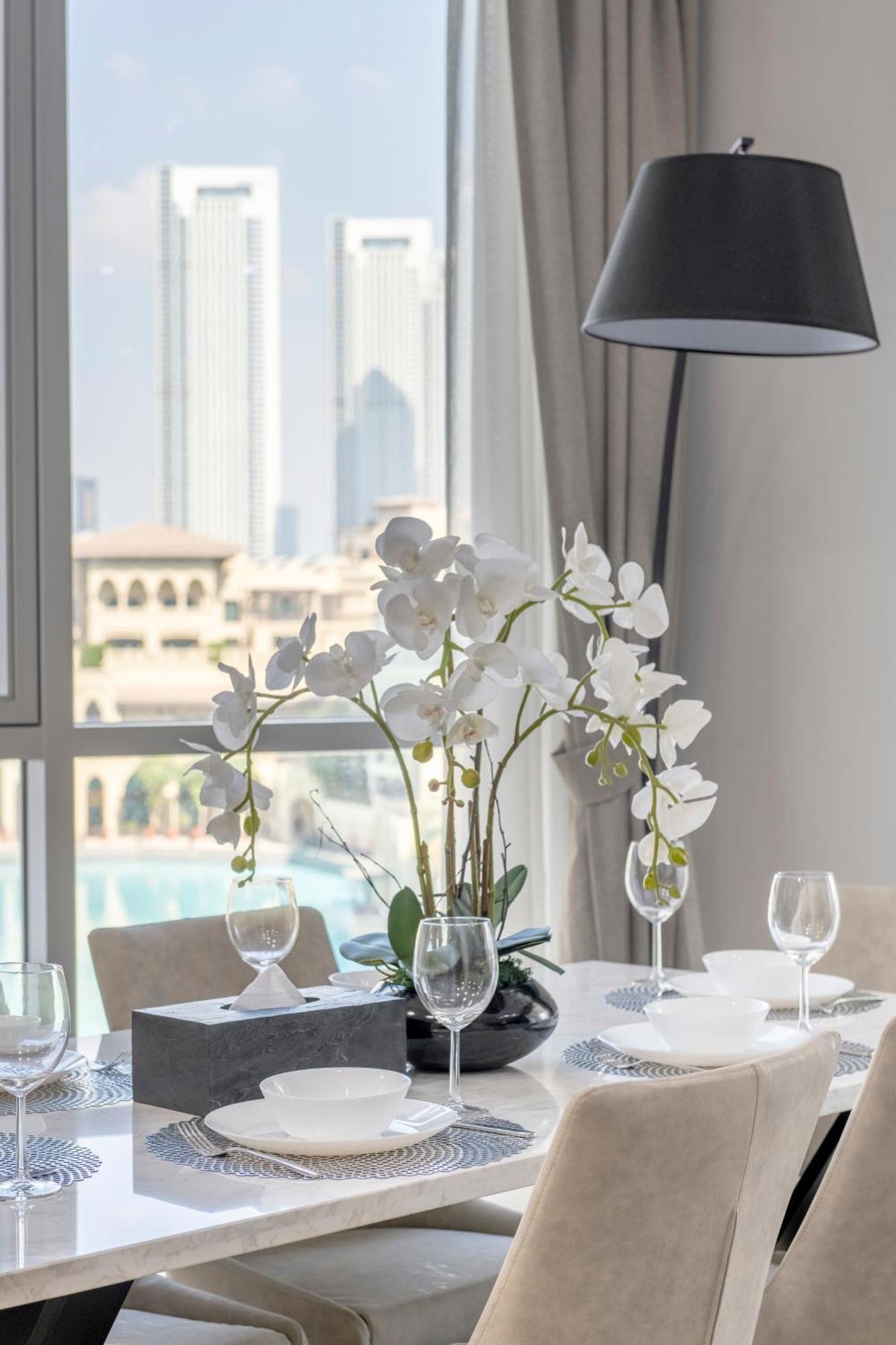 דובאי The Residences Tower - Full Burj Khalfa View מראה חיצוני תמונה