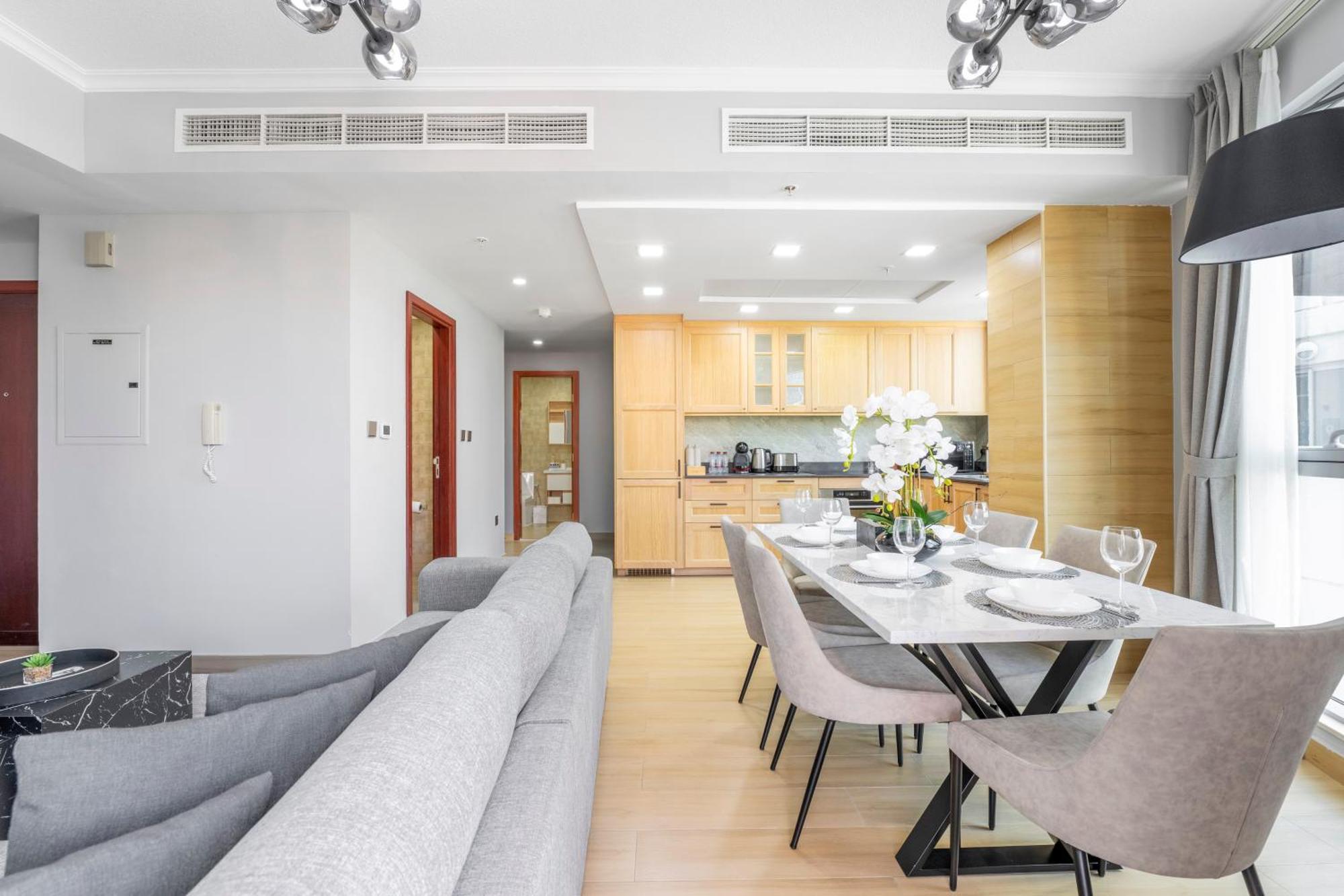 דובאי The Residences Tower - Full Burj Khalfa View מראה חיצוני תמונה