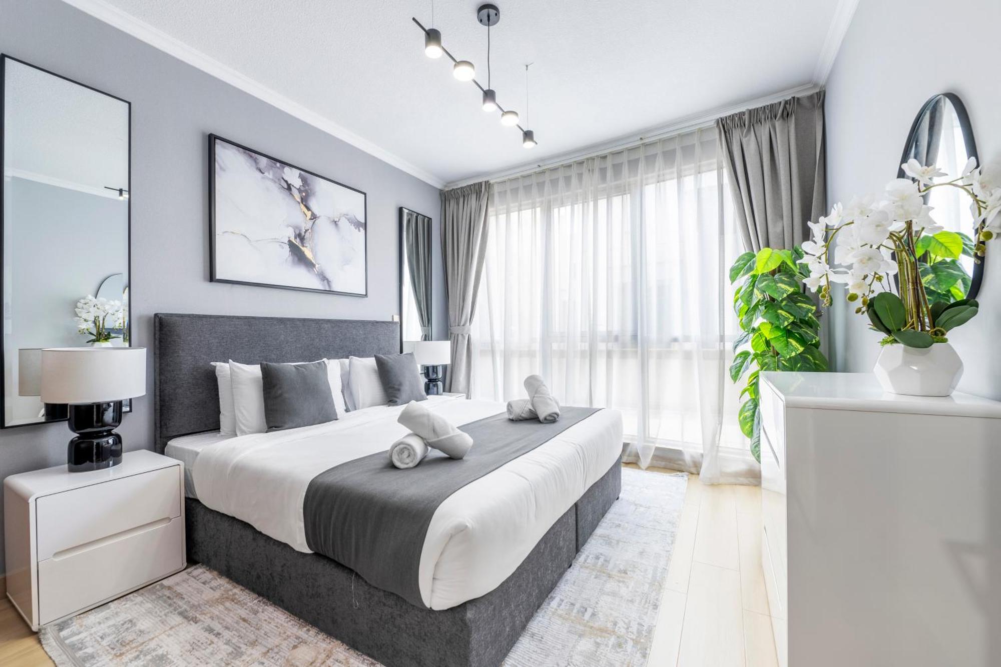 דובאי The Residences Tower - Full Burj Khalfa View מראה חיצוני תמונה