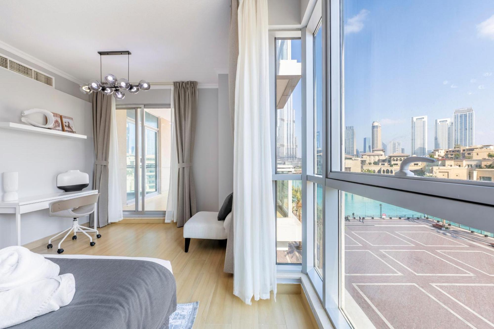 דובאי The Residences Tower - Full Burj Khalfa View מראה חיצוני תמונה