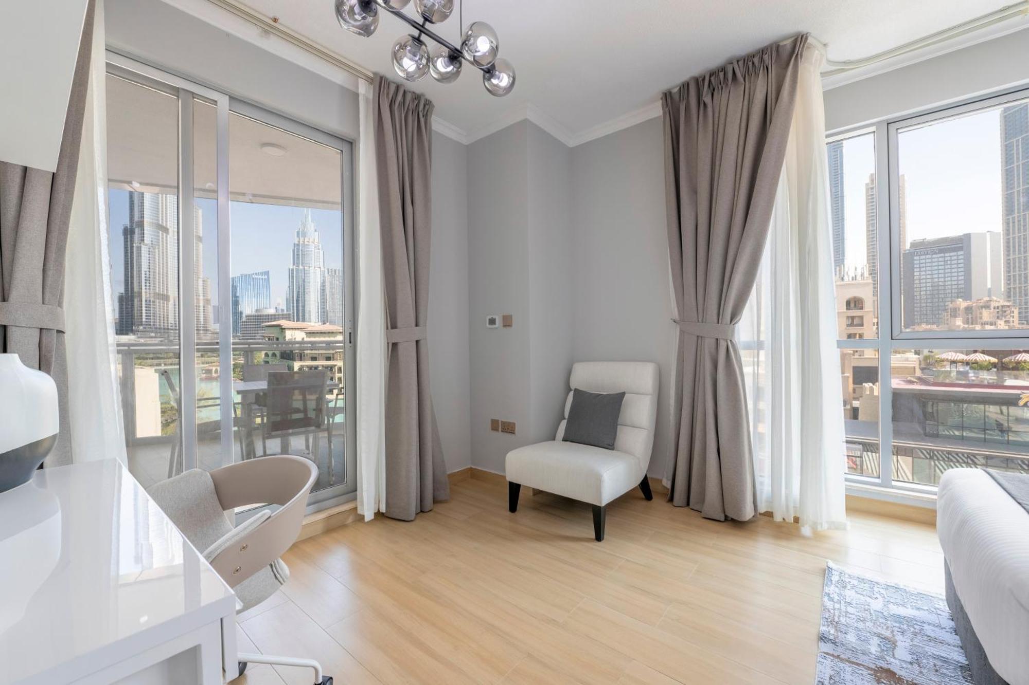 דובאי The Residences Tower - Full Burj Khalfa View מראה חיצוני תמונה