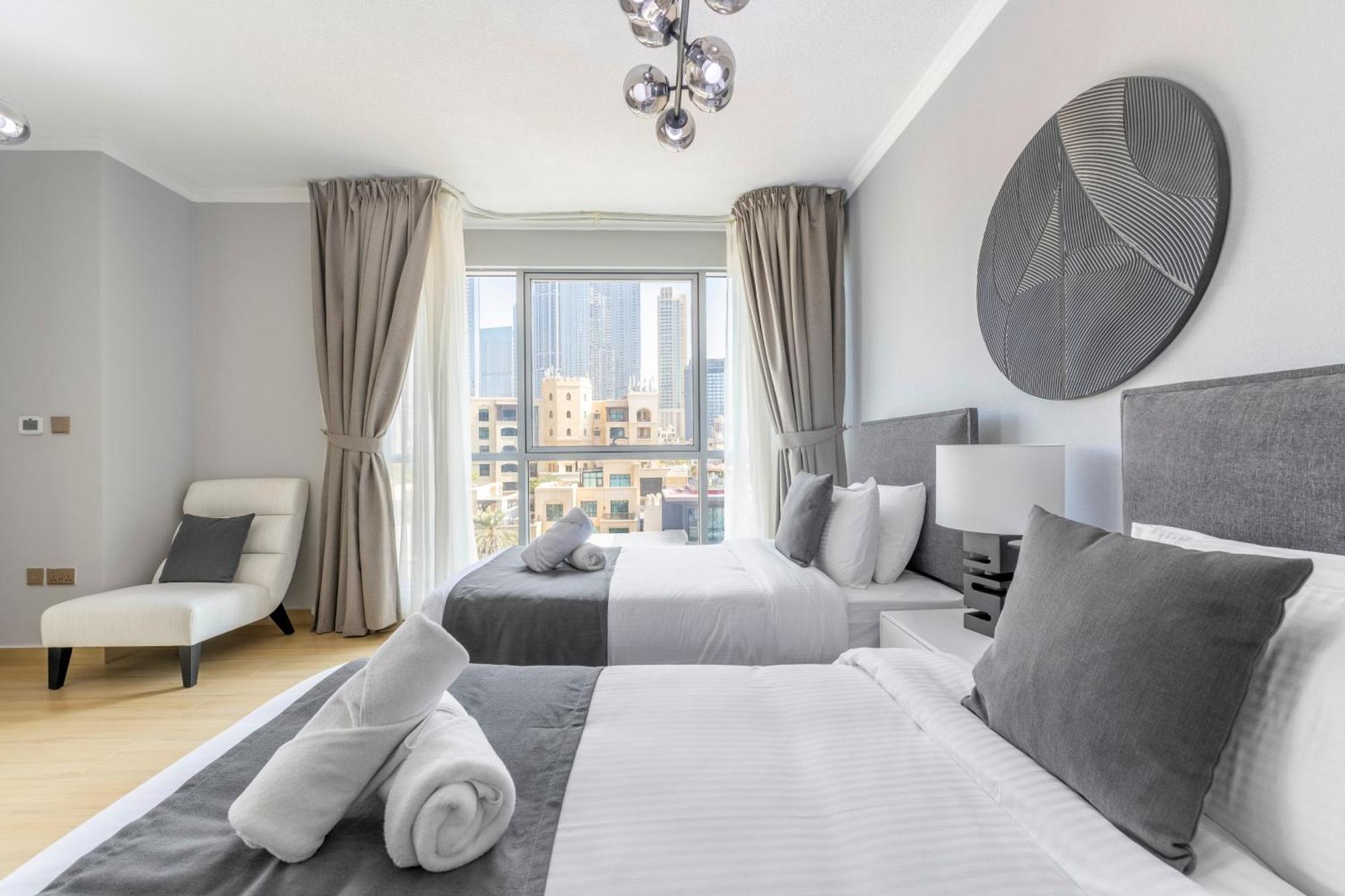 דובאי The Residences Tower - Full Burj Khalfa View מראה חיצוני תמונה